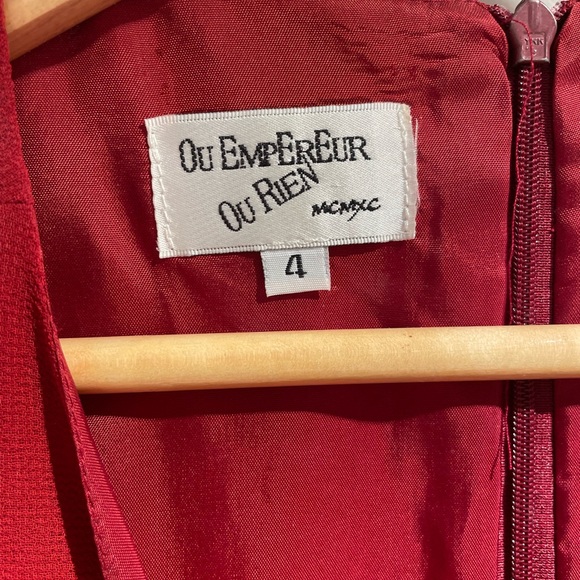 Quebec Designer dress, Ou empereur ou rien, vintage (98) - Picture 3 of 9
